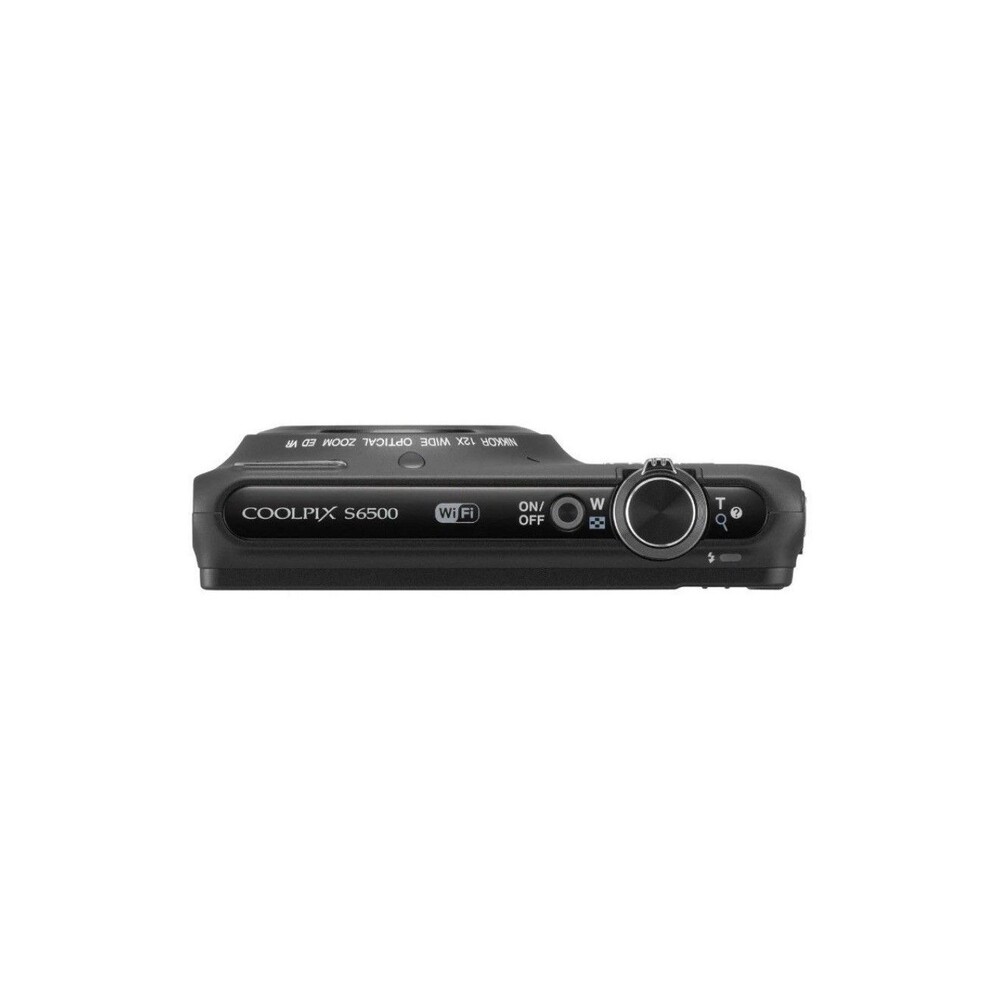 Nikon Coolpix S6500 Digital Camera 16MP 12X Optical Zoom Smile Detection Black - Picture 8 of 14